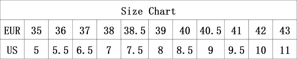 505 size chart