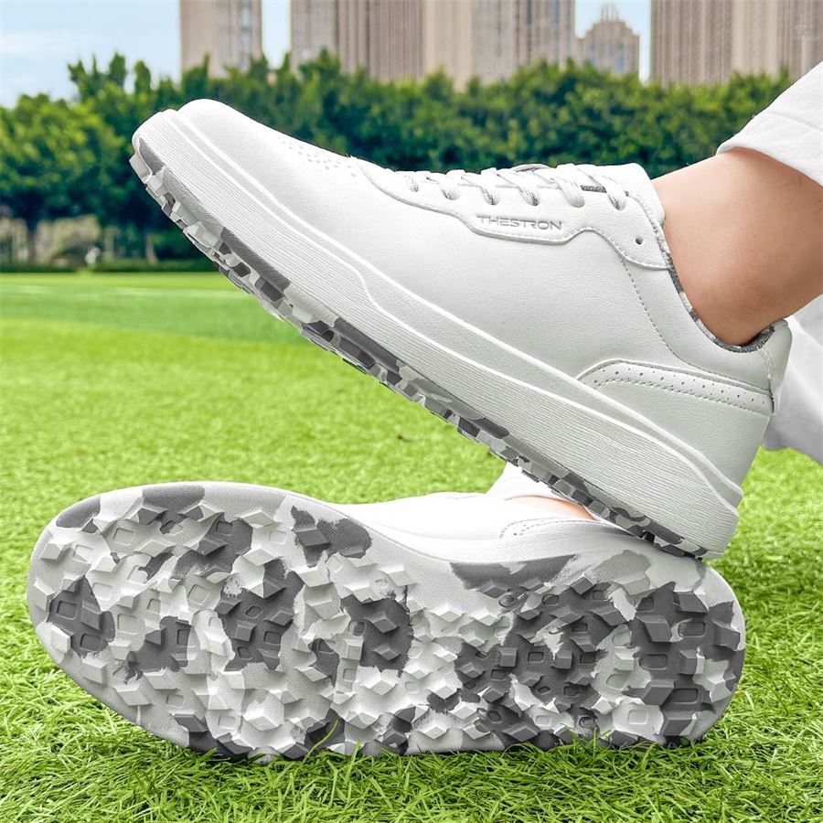 Court Spikeless Golf Shoe on the golf course, view 2