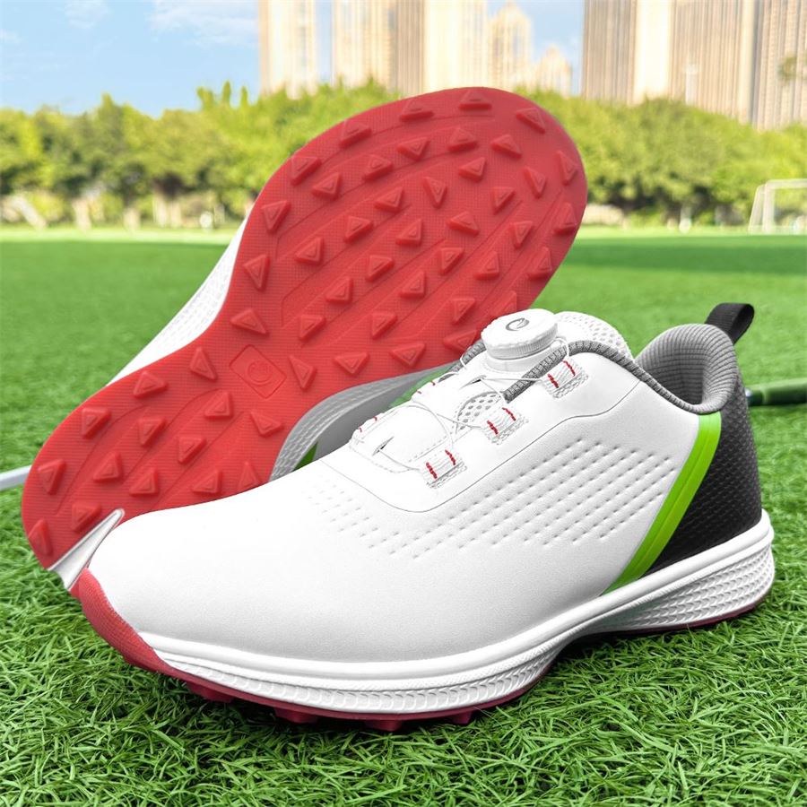 Sport Rotary-Lace Spikeless Golf Shoe on the golf course, view 7